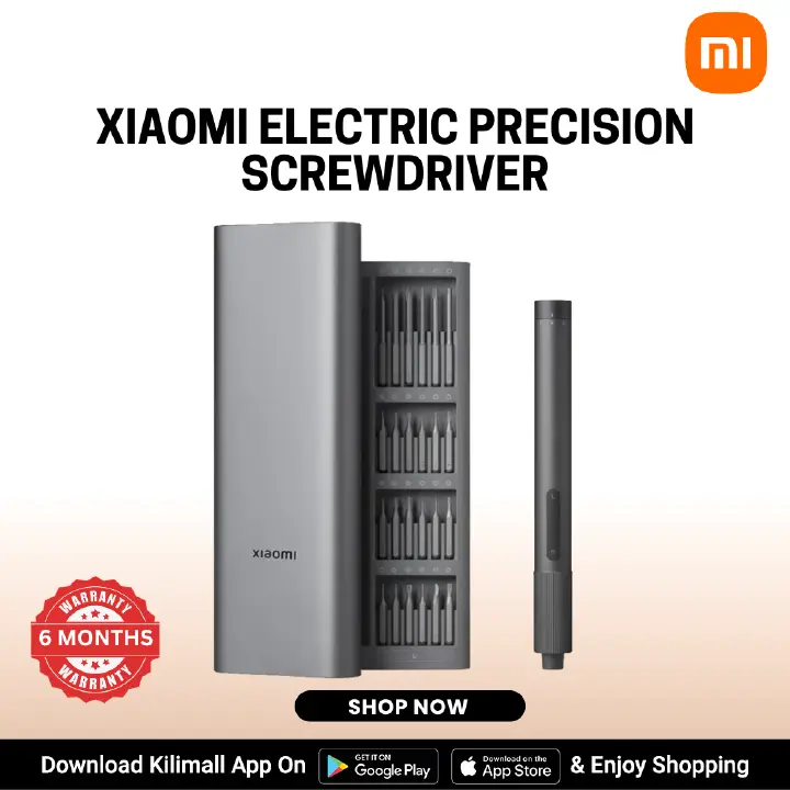 【Xiaomi Official】Xiaomi Electric Precision Screwdriver - All-metal Gearbox, Powerful Magnetic Motor, Rechargeable Lithium Battery, S2 Steel Screwdriving Bits, Type-C Charging, Aluminium Alloy Case