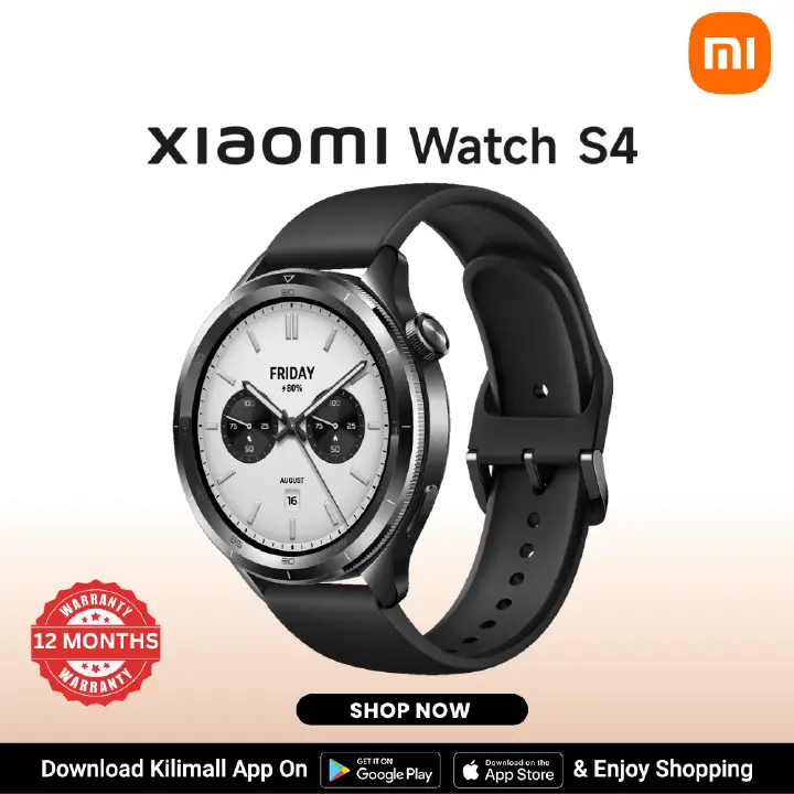 【Xiaomi Official】Xiaomi Watch S4 1.43" AMOLED Smartwatch 486mAh Battery GPS Bluetooth 5.3 5ATM Waterproof NFC eSIM Support