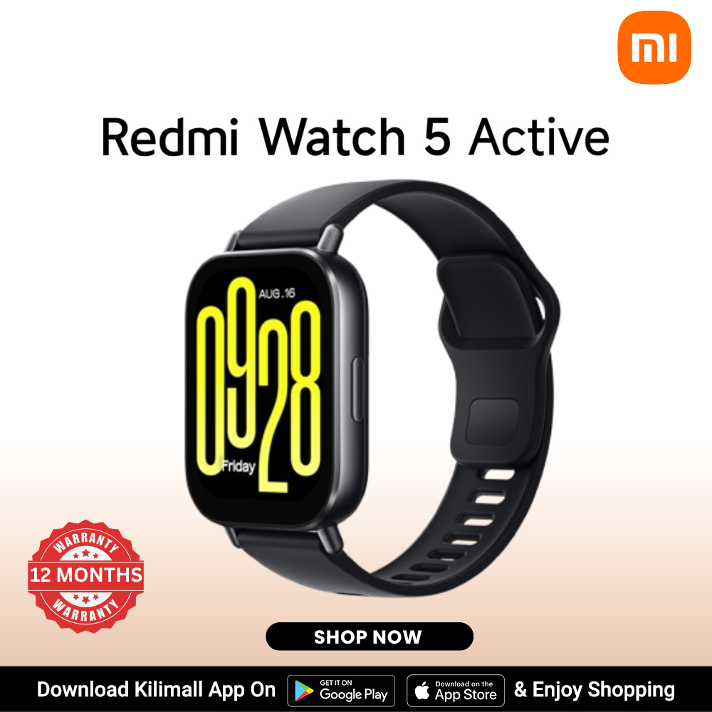 【Xiaomi Official】Xiaomi Redmi Smart watch 5 ACTIVE 2'' LCD Bluetooth Calls, 1.75" AMOLED Display, Fitness & Health Tracker, Heart Rate & SpO2 Monitor, Waterproof Sports Smartwatch for Android & iPhone