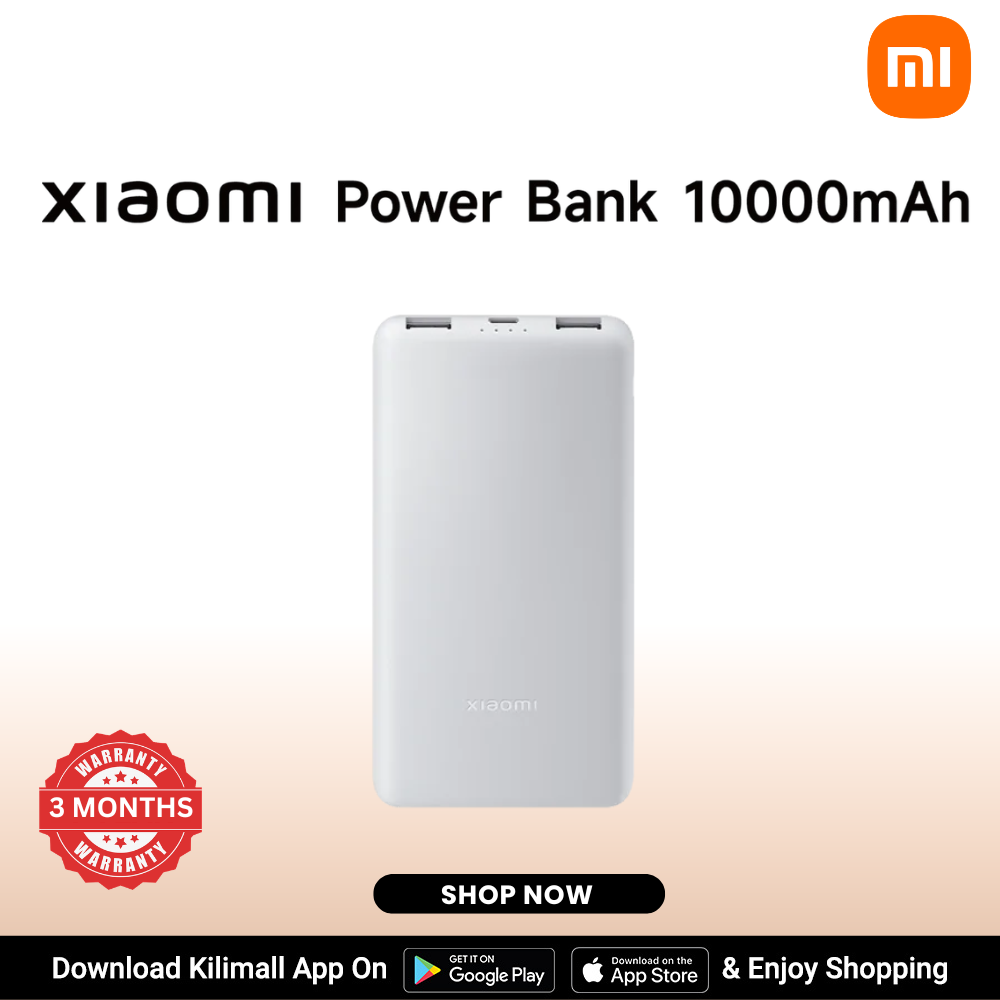 【Xiaomi Official】Xiaomi Power Bank 10000mAh 22.5W Lite - Fast Charging | Slim & Portable | Dual Output | Type-C + USB | Safe & Durable | Original Mi Powerbank