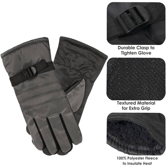 Trail Maker Windproof Waterproof Insulated Winter Gloves for Men and Women, Warm Gloves for Extreme Cold