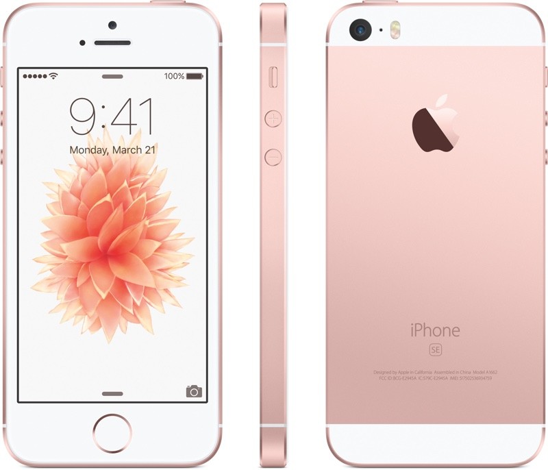 iPhone SE- 4" Retina Display, A9 Chip, 12MPCamera, 16GB