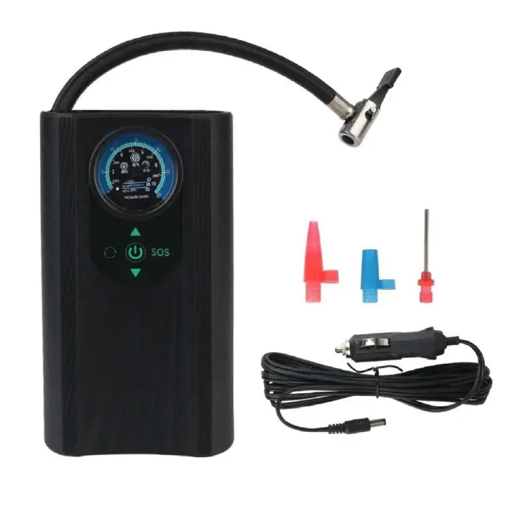 Portable Wireless Tire Inflator 🚗🏍️🚴🔥 Never get stranded with low tire pressure again! This powerful Portable Wireless Tire Inflator is designed for cars, motorcycles, bicycles, and sports inflato