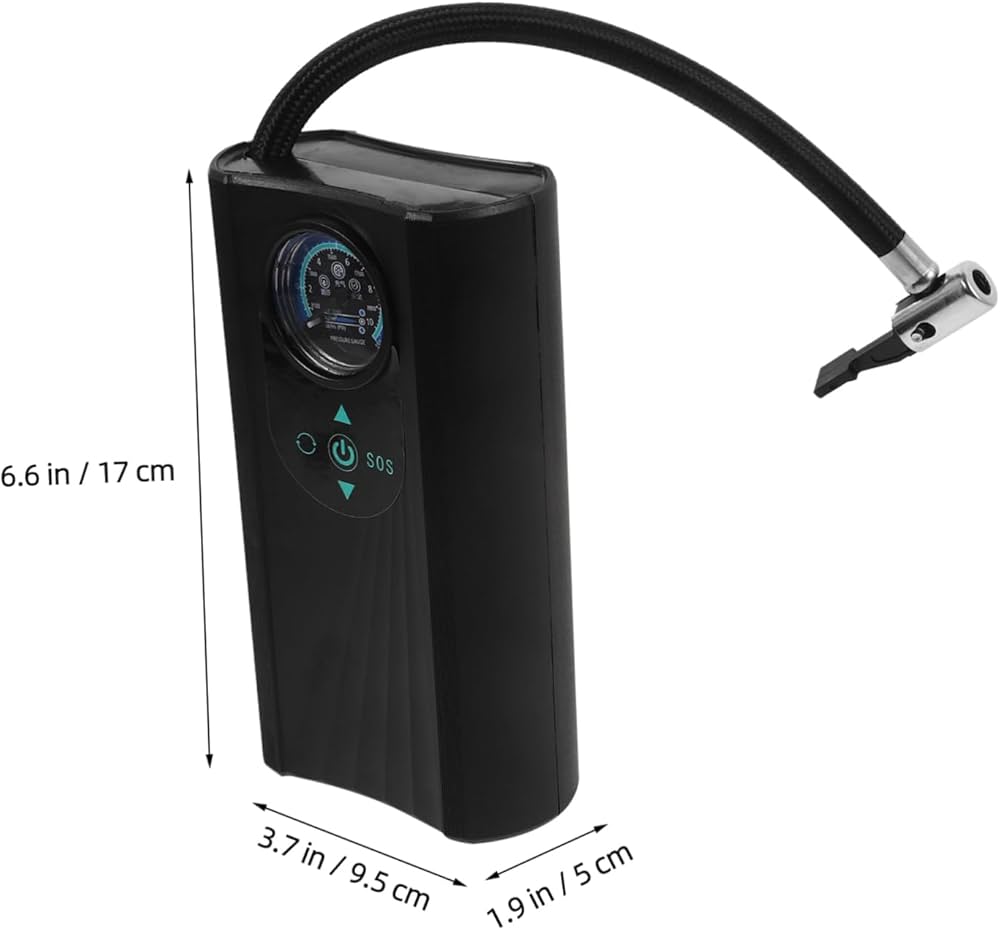 Portable Wireless Tire Inflator 🚗🏍️🚴🔥 Never get stranded with low tire pressure again! This powerful Portable Wireless Tire Inflator is designed for cars, motorcycles, bicycles, and sports inflato
