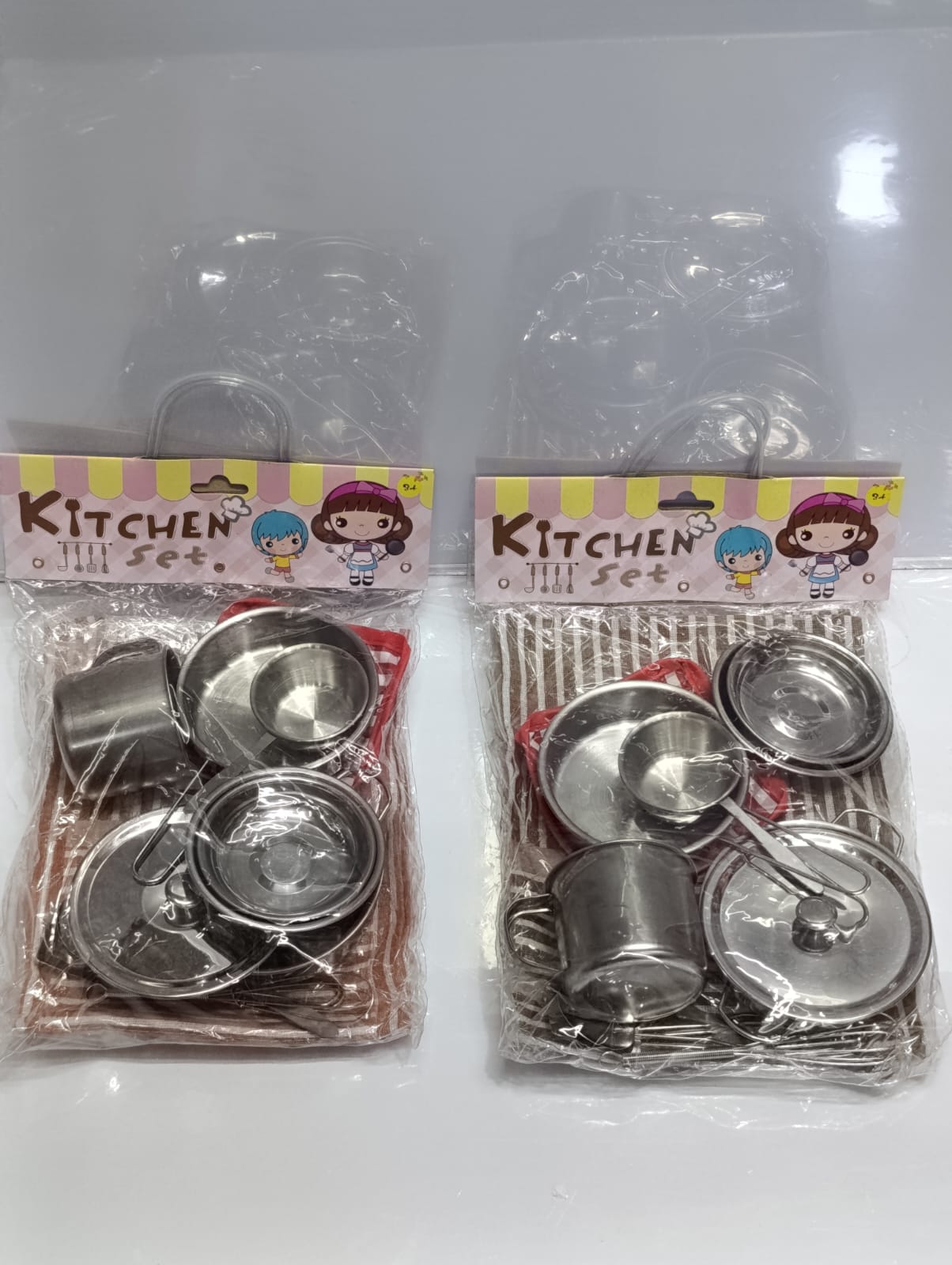 🍳✨ Aluminum Kids Kitchen Set Let your little chef explore, learn, and have fun with this adorable Aluminum Kids Kitchen Set 👩‍🍳👨‍🍳✨Perfect for pretend play, creativity, and developing important