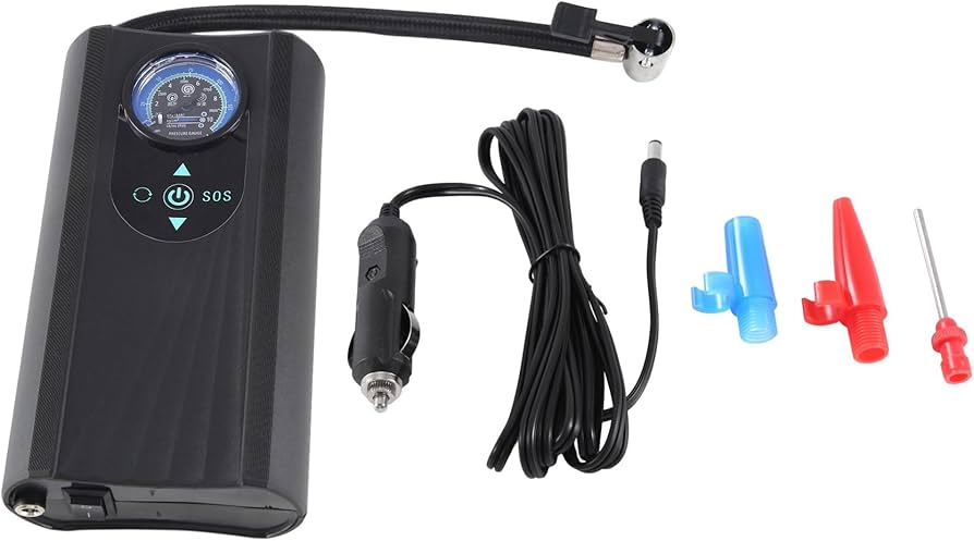 Portable Wireless Tire Inflator 🚗🏍️🚴🔥 Never get stranded with low tire pressure again! This powerful Portable Wireless Tire Inflator is designed for cars, motorcycles, bicycles, and sports inflato