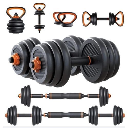 💎 Mega Offer 💎6in1 Adjustable Kettlebell Weight Set Heavy Duty Metal Plates Home Gym Fitness Strength Training Equipment Kit
