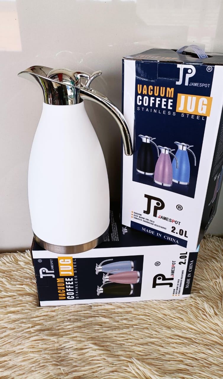 ✨ Jamespot 2.0L Premium Thermal Flask | Heavy-Duty High-Capacity Vacuum Insulated Pot | Unique & Classy Professional Kitchen Resource ✅