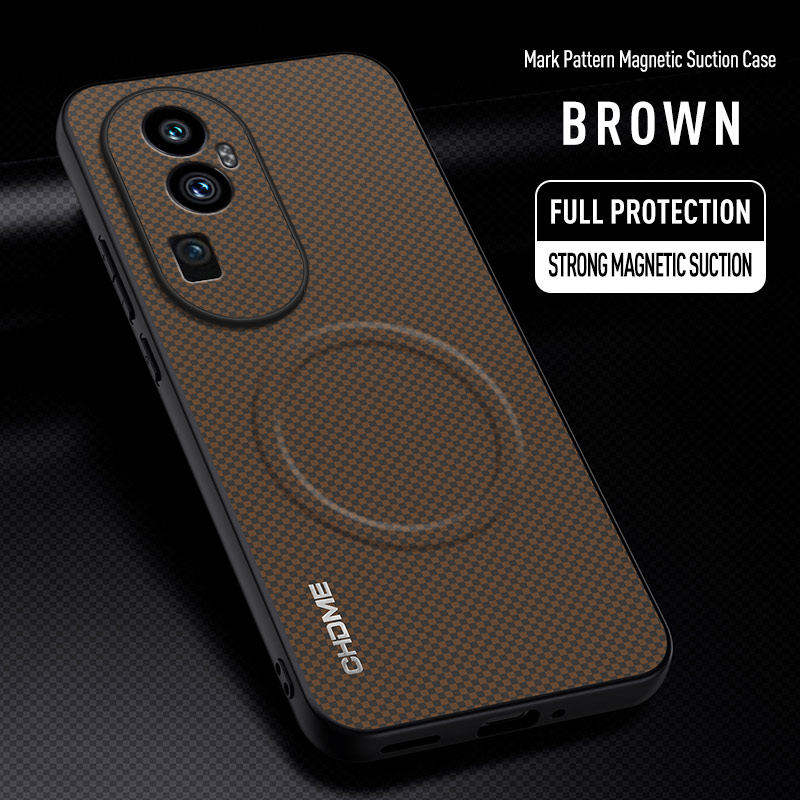 Luxury Business Phone Case for OPPO Reno 10 Pro+/Plus 5G, Magnetic Leather All-inclusive Back Cover
