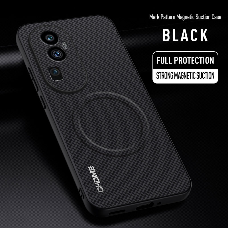 Luxury Business Phone Case for OPPO Reno 10 Pro+/Plus 5G, Magnetic Leather All-inclusive Back Cover