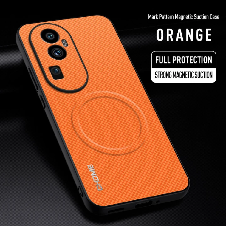 Luxury Business Phone Case for OPPO Reno 10 Pro+/Plus 5G, Magnetic Leather All-inclusive Back Cover