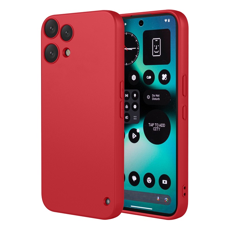 Phone Case for Nothing Phone (3a) Lite With Microfiber Lining Soft Micro Fiber TPU Soft Flex Silicone Case
