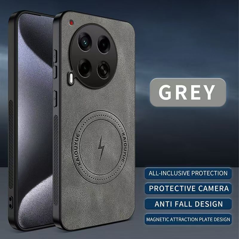 Luxury Business Phone Case for Tecno Camon 30 4G, Magnetic Leather All-inclusive Back Cover