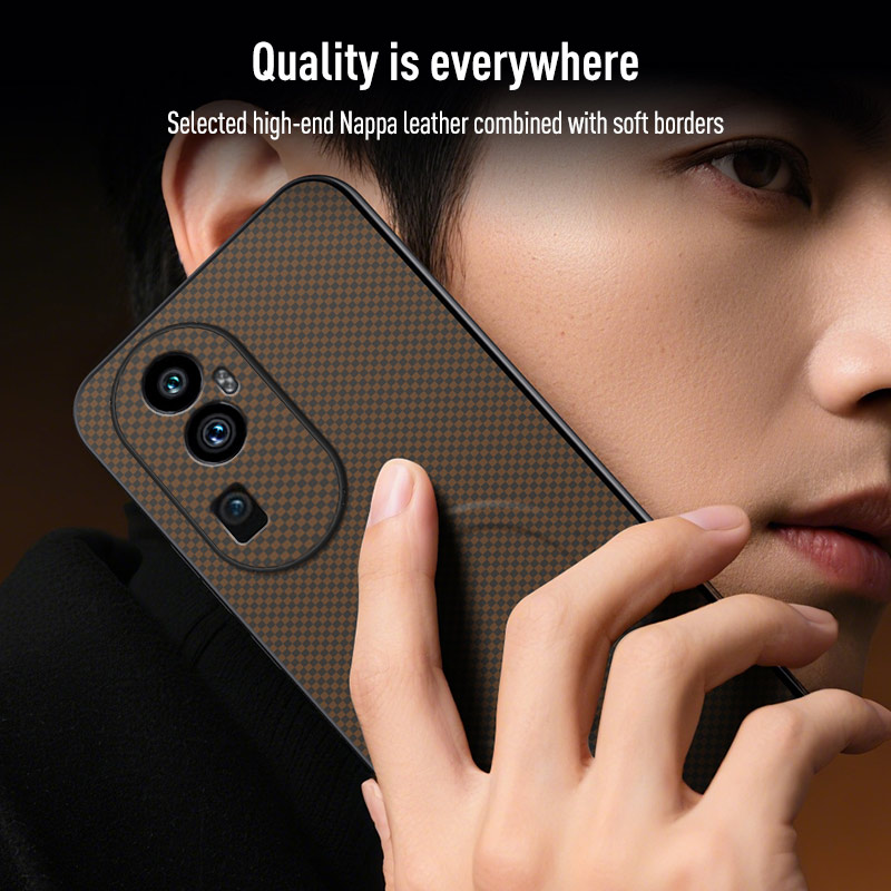Luxury Business Phone Case for OPPO Reno 10 Pro+/Plus 5G, Magnetic Leather All-inclusive Back Cover