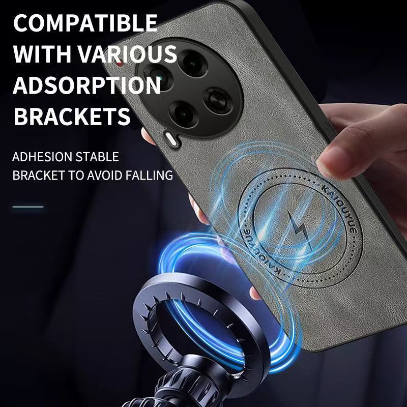 Luxury Business Phone Case for Tecno Camon 30 4G, Magnetic Leather All-inclusive Back Cover