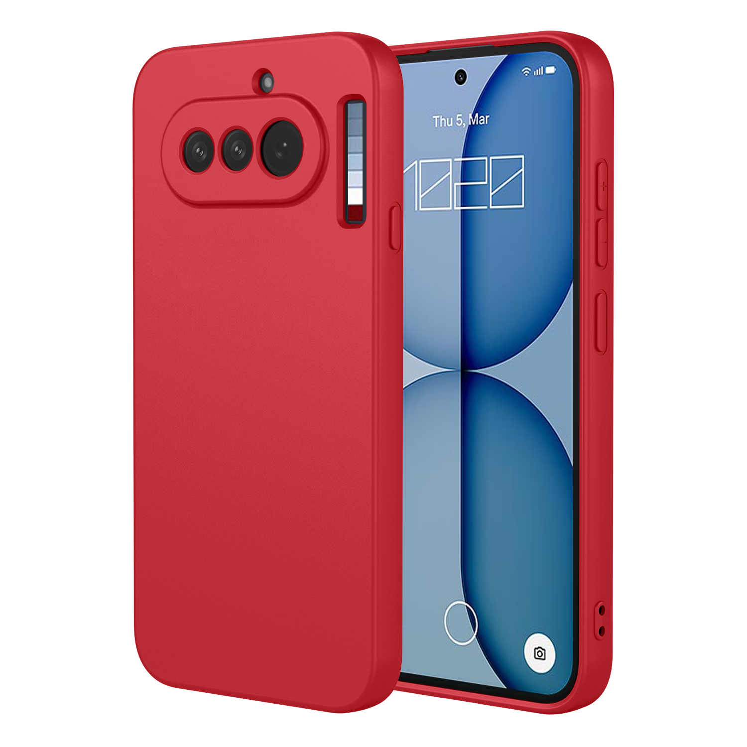 Phone Case for Nothing Phone (4a) With Microfiber Lining Soft Micro Fiber TPU Soft Flex Silicone Case