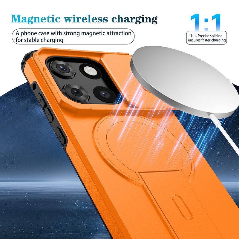 Luxury Slide Camera Lens Case for Motorola Moto G Stylus 5G 2025, with Camera Protective Cover & Kickstand, Shock-Absorbing Double-Layer Phone Case