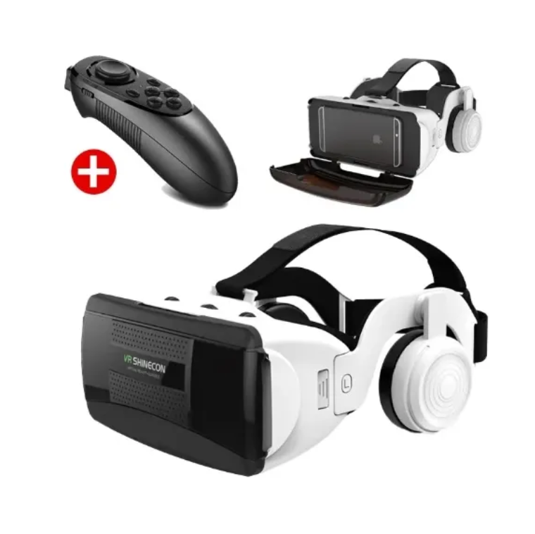 Shinecon G06 Universal Virtual Reality VR Headset (with remote) for Smartphone