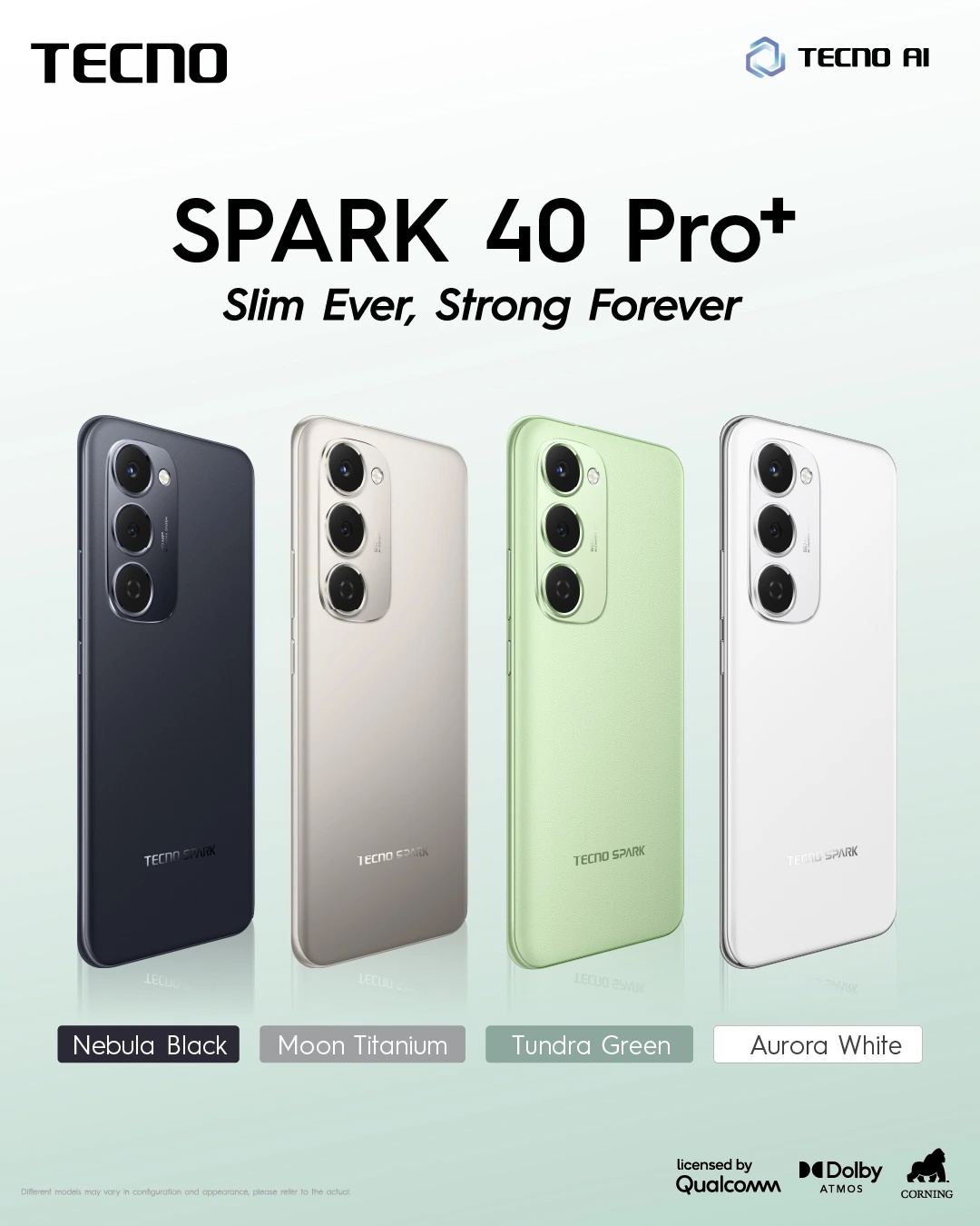 SPECIAL OFFER!! TECNO SPARK 40 PRO:| 6.78″ AMOLED DISPLAY | 8GB RAM+128GB ROM | 5200mAh Battery | Dual SIM | 50MP Rear & 13MP Selfie Camera | Android 15 | 45W Fast Charging | Type-C | Smartphones