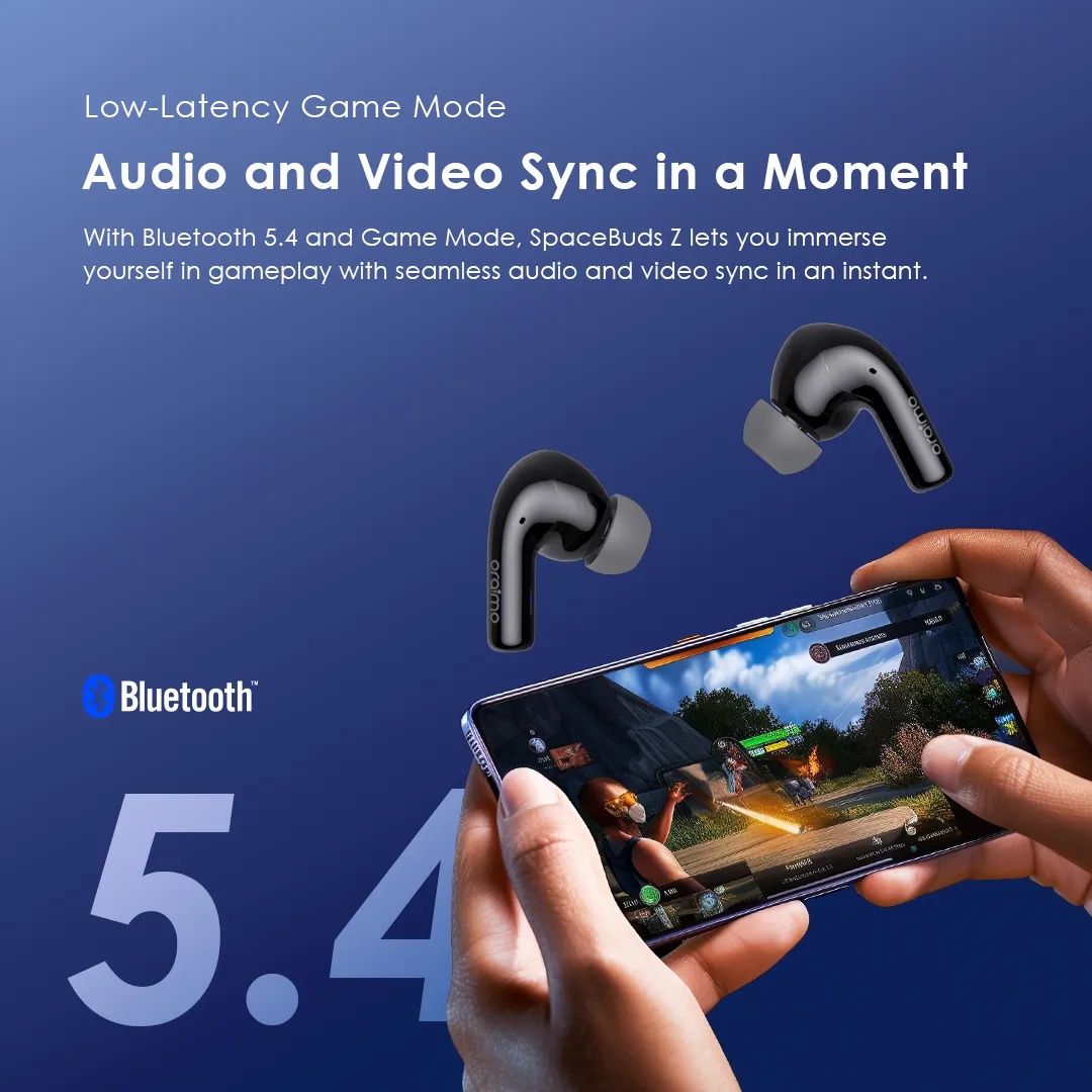 DISCOUNT DEALS!! oraimo SpaceBuds Z ANC True Wireless Earbuds:| 38-Hr Long Playtime | Dual-device Connectivity | Sound360 Spatial Audio | IPX5 Waterproof | Active Noise Cancellation | HavyBass Sound |