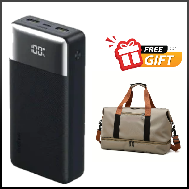 FLASH SALE!! Oraimo PowerNova Q21 Power Bank: | 10000mah/ 20000mAh/30000mah/40000mah/ | 22.5W 2-Way Recharging | 3-Device Charging | USB-A/Type-C Ports | LED Digital Display