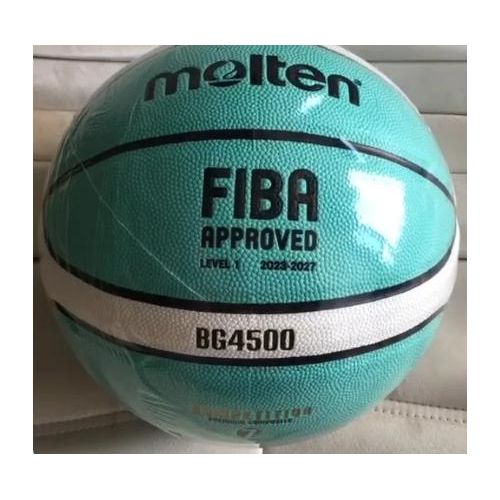 Molten BG4500 Basketball Size 7 Original Leather Ball with Free Pump & Needle Professional Match Training Indoor Outdoor