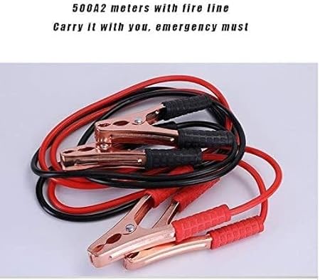 6-in-1 Car Emergency Kit Roadside Safety Set with Jumper Cables First Aid Kit Warning Tools Vehicle Emergency Essentials