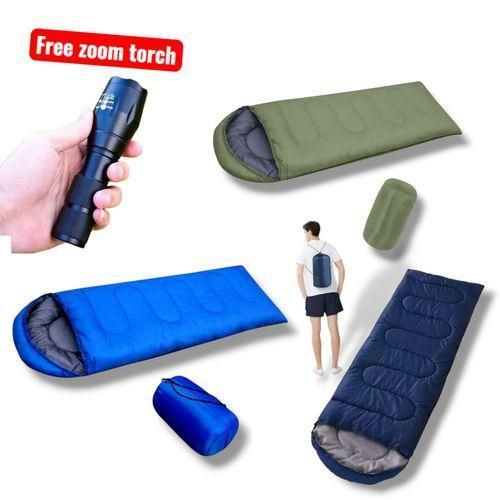 Lightweight Waterproof Sleeping Bag Cold Weather Camping Bag for Adults Portable Outdoor Hiking Travel Sleeping Bag Multi Color
