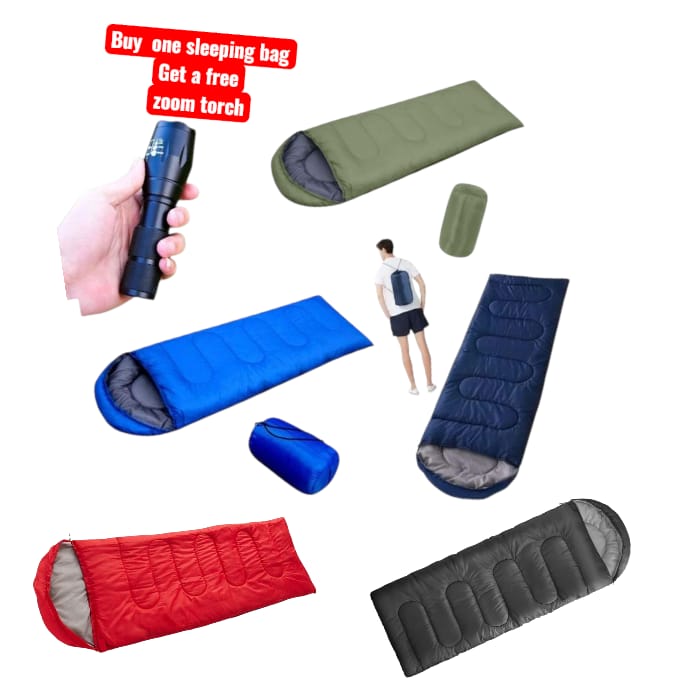 Lightweight Waterproof Sleeping Bag Cold Weather Camping Bag for Adults Portable Outdoor Hiking Travel Sleeping Bag Multi Color
