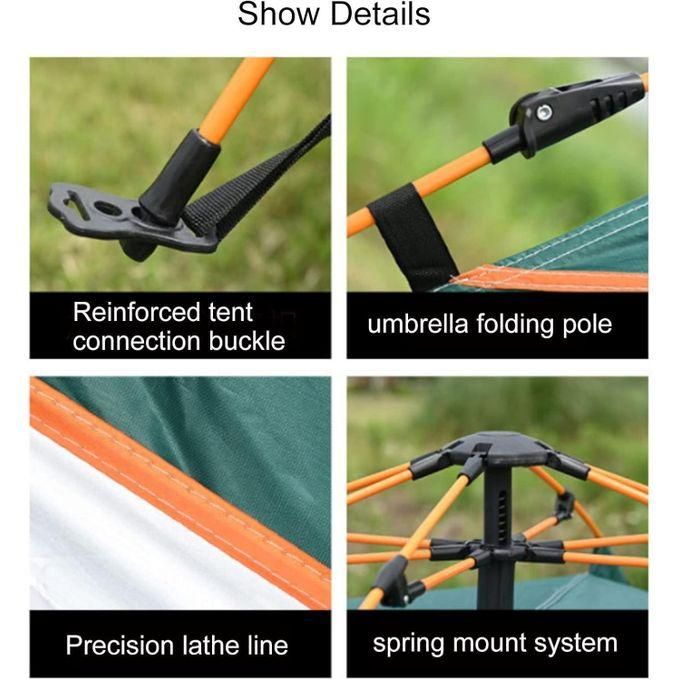 Instant Pop Up Camping Tent Waterproof Dome – Automatic Easy Setup Outdoor Travel Tent for 2–4 Persons Hiking Beach Festival Shelter