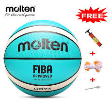 Molten BG4500 Basketball Size 7 Original Leather Ball with Free Pump & Needle Professional Match Training Indoor Outdoor