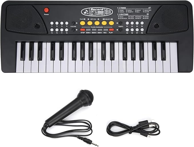 37 Keys Electronic Keyboard Piano Music Learning Instrument For Kids Beginners