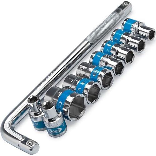 MLG Tool Box Spanner & Socket Wrench Set – Heavy Duty Mechanical Repair Kit for Car, Home DIY & Workshop Use with Storage Case
