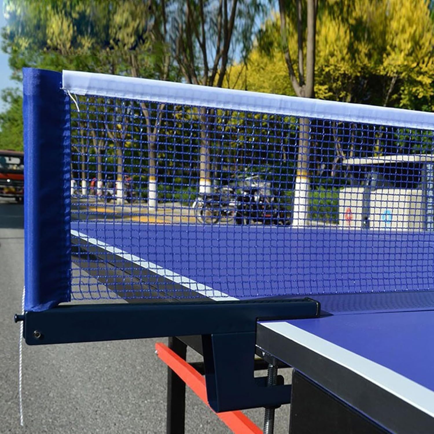 Professional Table Tennis Net and Clamp/Post Set – Adjustable Ping Pong Net for Home, School & Competition Use