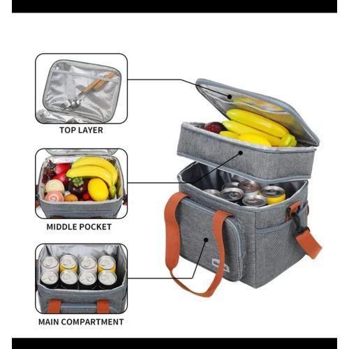 Insulated Cooler Bags / Lunch Bags – Thermal Food Storage Bag Portable Leakproof Cooler for Work School Picnic Travel