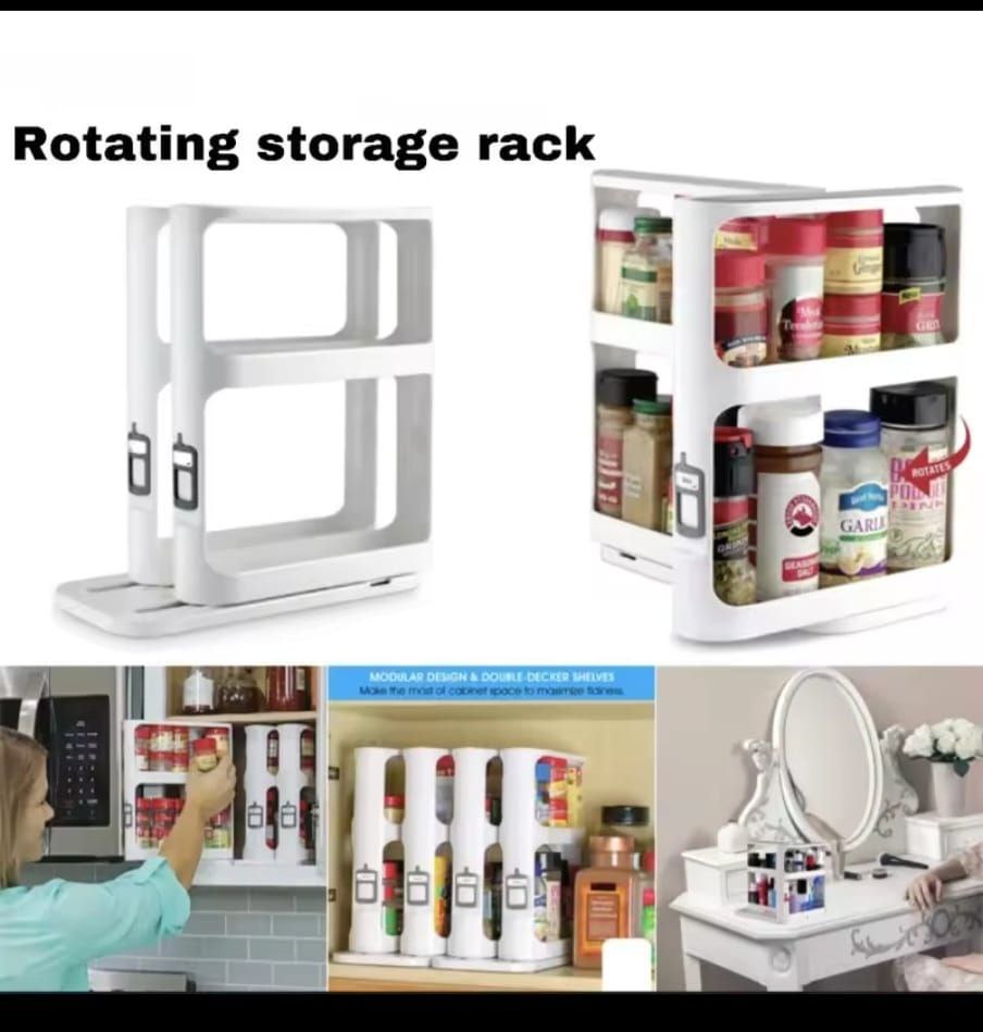 High quality Pull out rotating spice rack