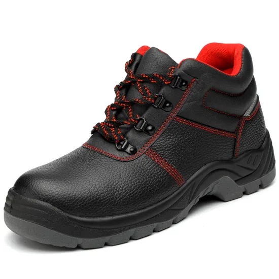 🔥 Leather Knicker Industrial Safety Boots – Steel Toe Protective Work Shoes, Anti-Slip Construction Footwear, Heavy Duty Safety Boots for Men & Women, Durable Industrial Work Shoes with All-Day Comfo