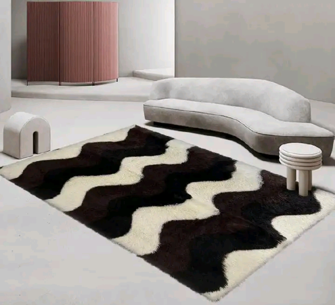 New Classic Thick Carpet For Living Room Plush Rugs Children Bed Room Fluffy Floor Carpets Home Decor Rugs Velvet Mat Size: 5*8