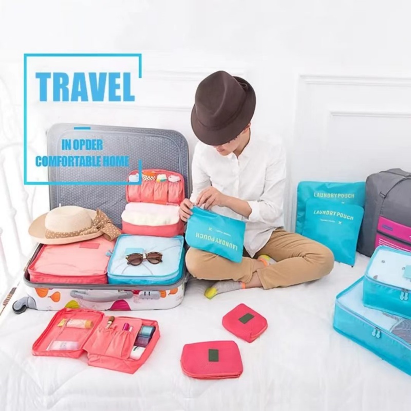 6-Piece Set Of Oxford Cloth Travel Storage Bags, Home Clothing Storage Bag，Multifunctional And Durable Organizer Bags, Essential Travel Accessories