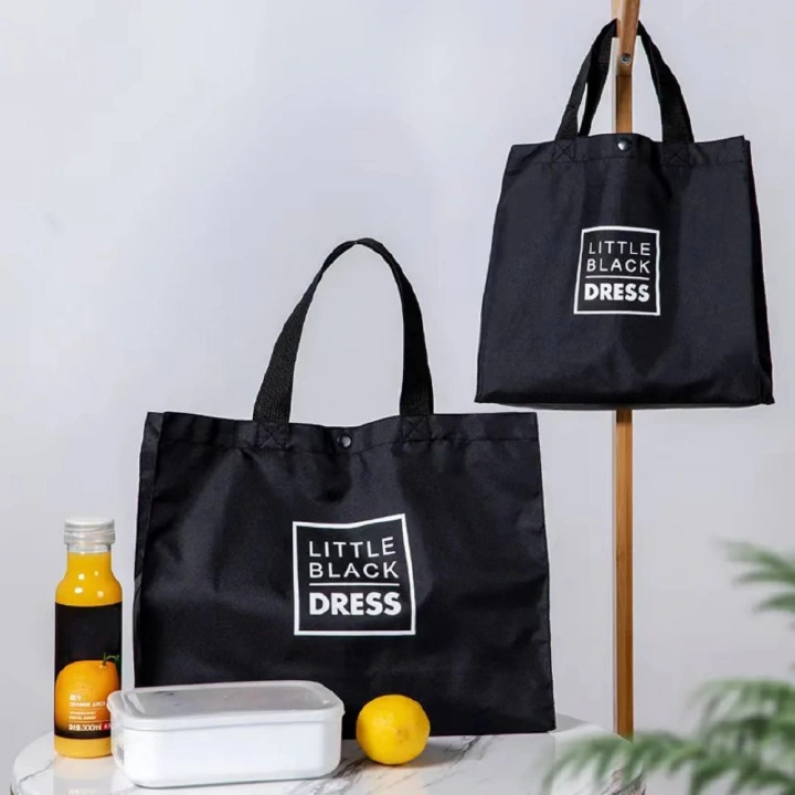 Oxford Cloth Shopping Bag, Modern Travel Environmental Protection Bag, Supermarket Large-capacity Portable Foldable Thickened Storage Handbag