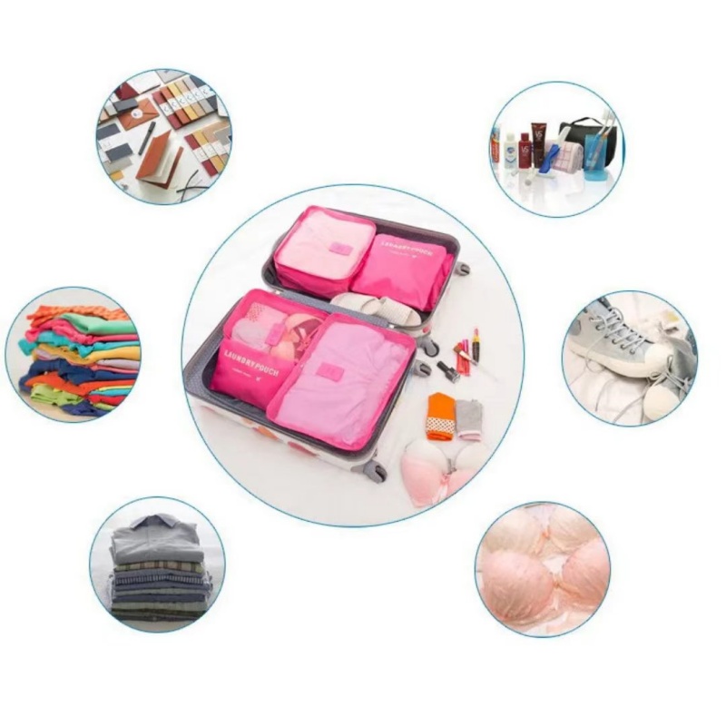 6-Piece Set Of Oxford Cloth Travel Storage Bags, Home Clothing Storage Bag，Multifunctional And Durable Organizer Bags, Essential Travel Accessories