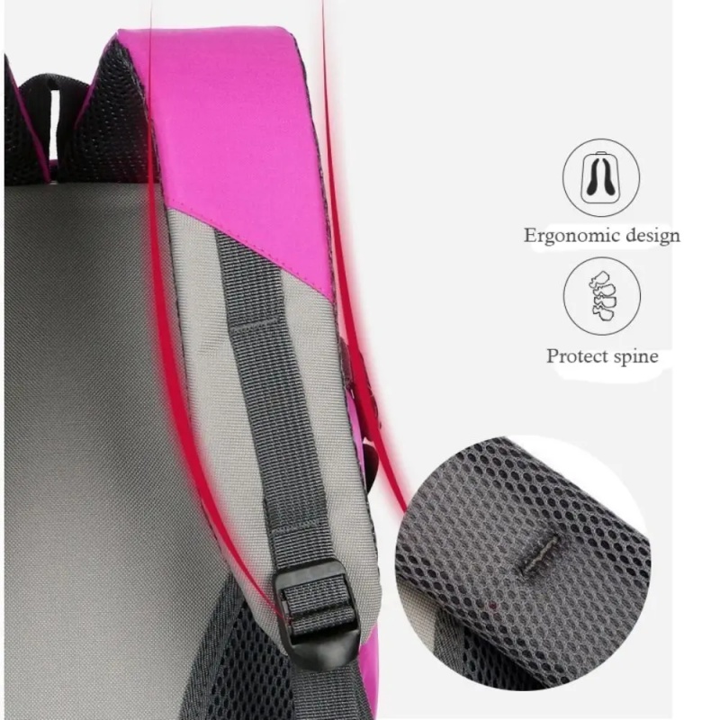 Dual Shoulder Backpack For Travel，Large Capacity Outdoor Sports Climbing Bag，Simple Waterproof Leisure Bag，Unisex Backpack（20-35 Litre）