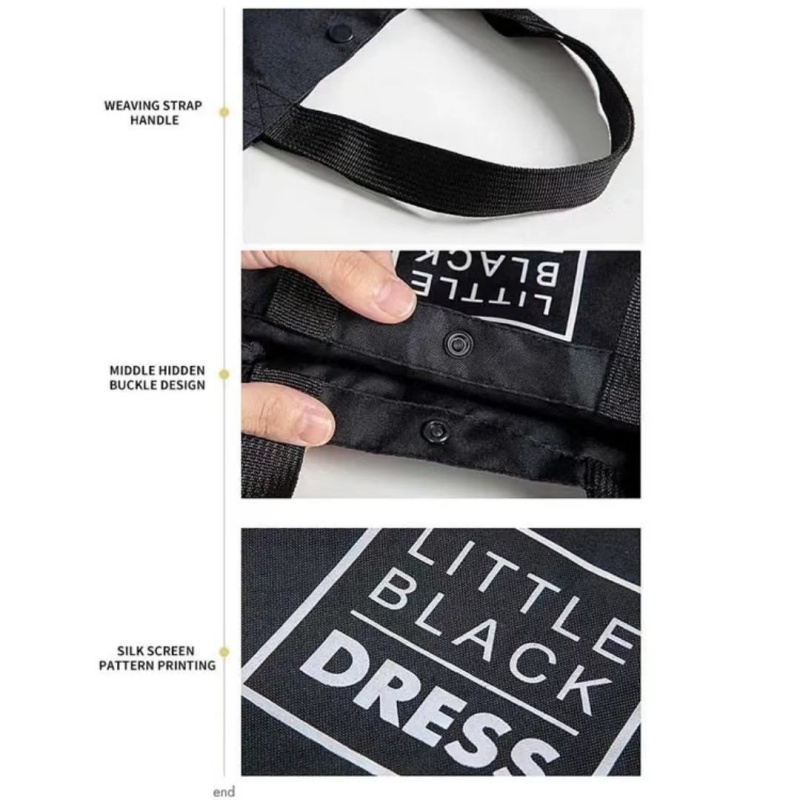 Oxford Cloth Shopping Bag, Modern Travel Environmental Protection Bag, Supermarket Large-capacity Portable Foldable Thickened Storage Handbag