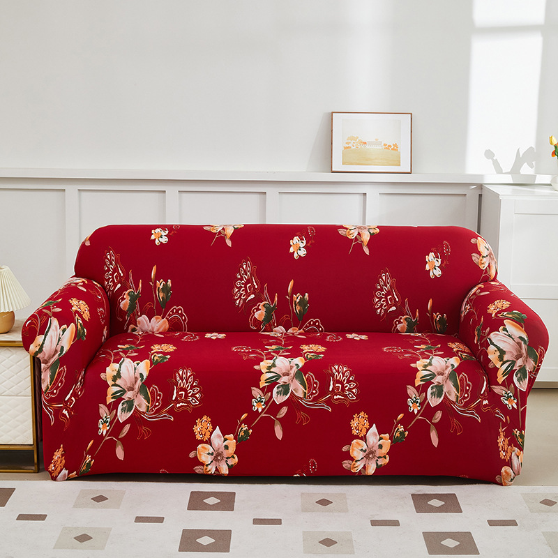 Two Seater The Handrail Sofa Cover All-inclusive Cover, Which Is Tightly Wrapped With Elasticity And Anti-slip, Home Decor