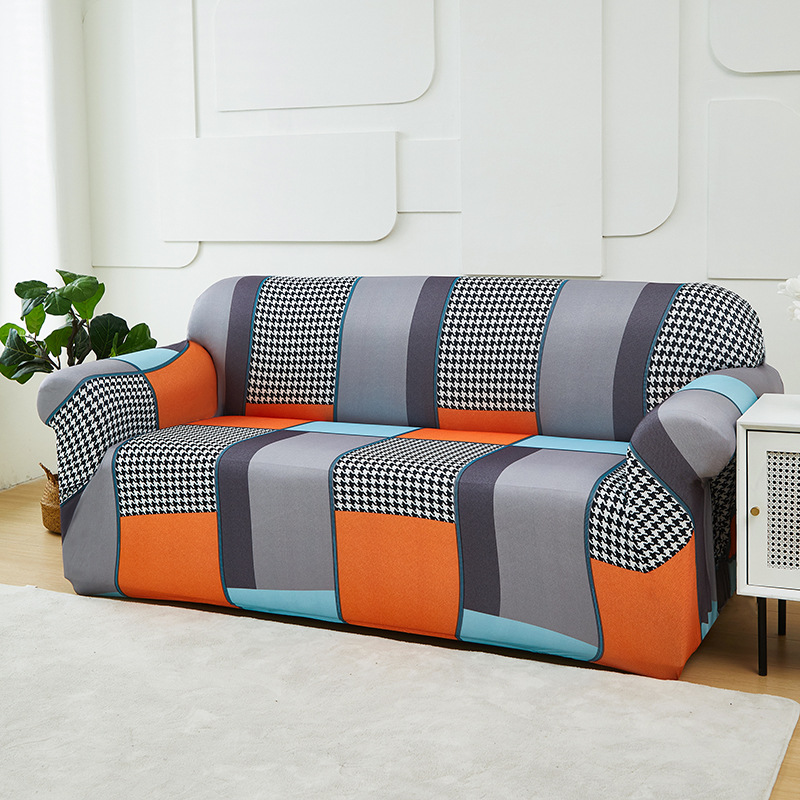 Two Seater The Handrail Sofa Cover All-inclusive Cover, Which Is Tightly Wrapped With Elasticity And Anti-slip, Home Decor