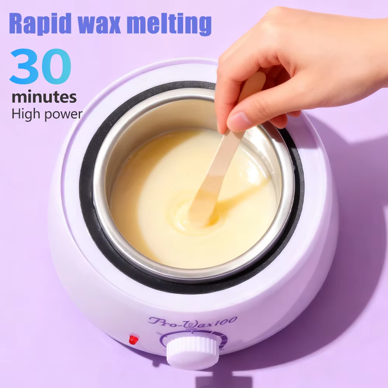 500CC Electric Wax Warmer Heater with Adjustable Temperature, Professional Hair Removal Wax Melting Machine for Paraffin Wax Beans, Salon-Quality Depilatory Tool for Home Use