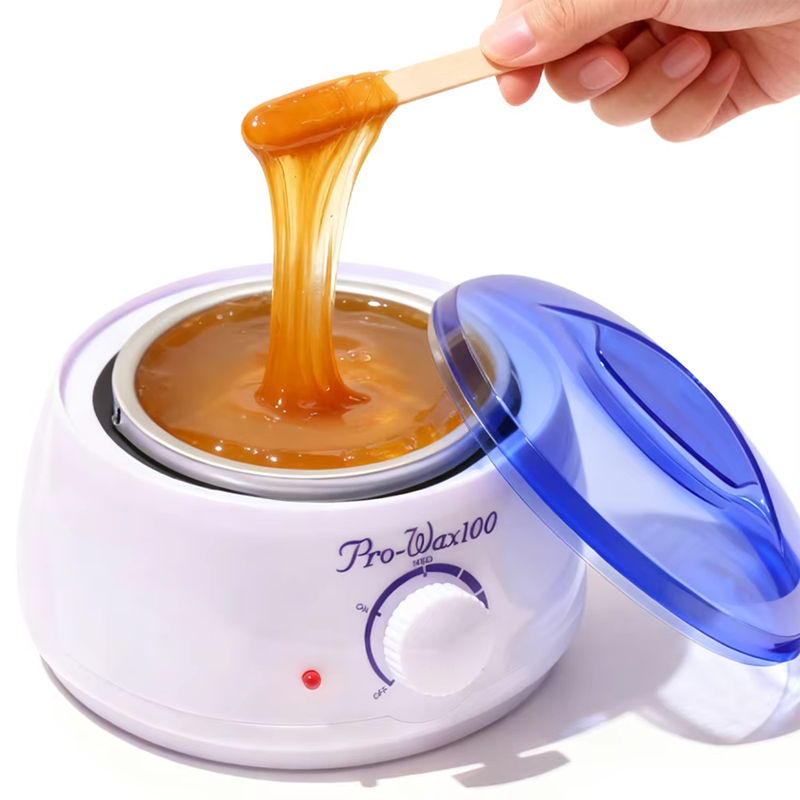 500CC Electric Wax Warmer Heater with Adjustable Temperature, Professional Hair Removal Wax Melting Machine for Paraffin Wax Beans, Salon-Quality Depilatory Tool for Home Use