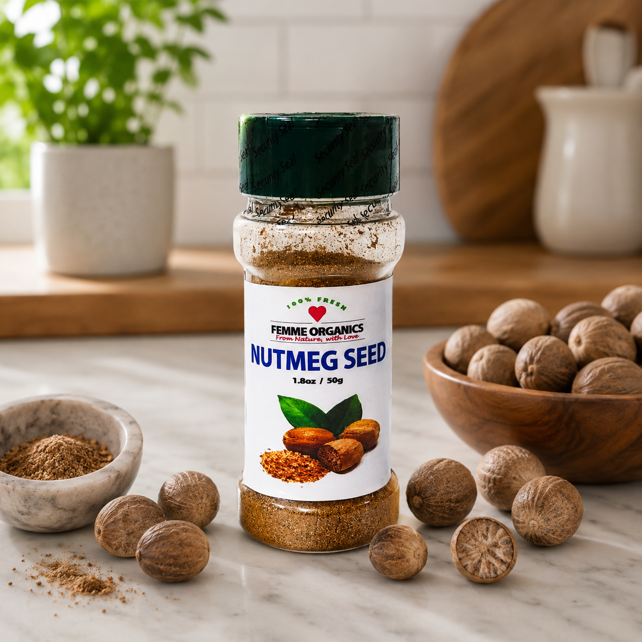 Femme Organics Nutmeg Powder
