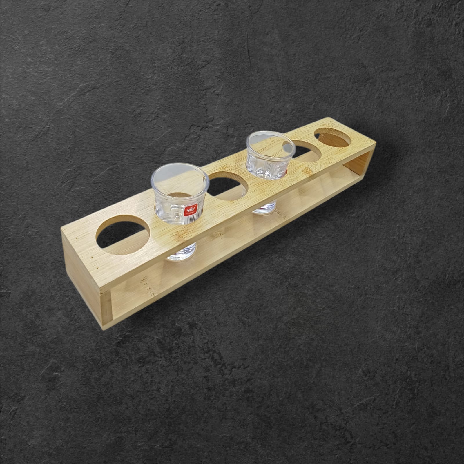 ✨ Artisanal Wooden Tot Glass Holder | Premium Handcrafted Display Rack | Elegant Bar & Hosting Accessory | Perfect for Home Bars ✅