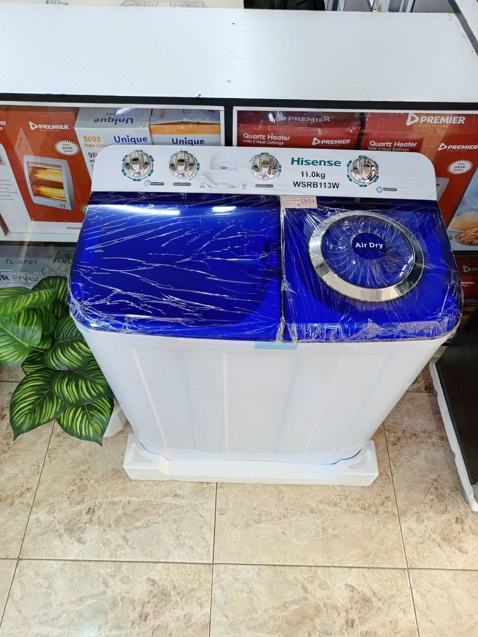 🟢 NEW OFFER 🟢 - Hisense 7.5kg Twin Tub Semi-Automatic Washing Machine Heavy Duty Washer & Spinner Dual Tub Laundry Machine for Home Use